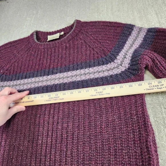 Vintage J Crew Oarsman Sweater Men Medium Gaeltarra Heavy Handknit Ireland Wool - Picture 5 of 8